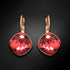 Earrings "Dazzling Sparkle IV (Padparadscha)" with Swarovski™ crystals